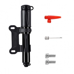 GYFHMY Mini Pompa da Bicicletta, 100 psi Pompa per Pneumatici per Biciclette Portatile compatta e Leggera, Nera, Incluso Kit di Montaggio, per Mountain Bike da Strada