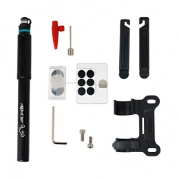 Huanxin Accessori Huanxin Bike Pompa / Mini Pompa Bici con Pneumatici Kit di Riparazione - Adatto Presta e Schrader Valve - Montaggio Staffa e Sfere di Aghi Funziona con Montagna, su Strada e BMX