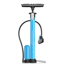 KEDUODUO Accessori KEDUODUO Pompa per bicicletta ad alta pressione per bicicletta, pompa per bicicletta, pompa ad aria per bicicletta con ago per pompa a sfera, giocattoli gonfiabili per bicicletta da basket, blu