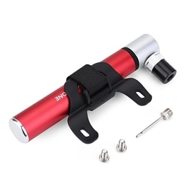 LetCart Pompe da bici LetCart Pompa per Bici - Mini Pompa per gonfiaggio per Bicicletta Portatile Pressione della Mano per Pneumatici da Ciclismo(Rosso)