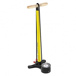 LEZYNE Pompe da bici Lezyne Sport Floor Drive-Manometro 3" 5 Pompa a pedale Unisex Adulto, Pure Yellow