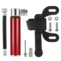 LLEH Accessori LLEH Pompa per Bicicletta - Mini Pompa Portatile Pieghevole per Bici, valvola Aria Francese Americana Universale, per Mountain Bike, Palline Varie (120PSI)