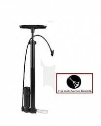 LLEH Accessori LLEH Pompa per Bicicletta - Pompa Bici ad Alta Pressione con manometro - Piedino Pompa Bici - Invia Un ago Gas Multifunzione - Pompa Mini Bici - 63, 8x21, 9 cm