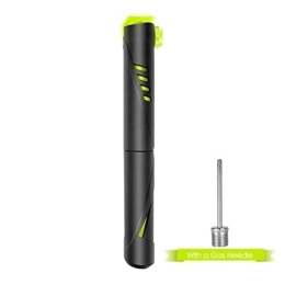 Lwieui Accessori Lwieui Pompa per Bici Pompa for Bicicletta Portatile Mini Mano Ciclismo Pompa Pompa a Sfera a Sfera Pneumatico Gonfiabile per Pneumatici per Bici BMX (Colore : Verde, Size : One Size)