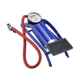 MINGDIAN Pompe da bici MINGDIAN FH Pompa per Bicicletta Gonfiatore Pedale Gonfiatore Bicicletta Bicicletta Car Gonfiabile Pedale Pedale Gonfiatore Portatile da Pavimento Tubo Flessibile Adatto MD-DQT (Color : Blue)