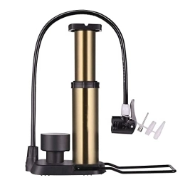 FTFTO Accessori Mini Bike Floor Pump Bike Pump Foot Activated Bicycle Pump Portable Bike Pump Bike Tire Pump Universal Valves Aluminum Alloy Barrel Free Gas Needle