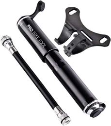 PRO BIKE TOOL Pompe da bici Mini Pompa Per Bicicletta da Pro Bike Tool. Va bene con Valvole Presta e Schrader. Alta pressione PSI-Affidabile compatta e leggera. La migliore qualita‘ e performance – Pompa per gomme per bici da strada, MTB e BMX