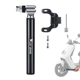 Mini pompa per pneumatici per bici, Pompa ad aria bidirezionale per gonfiaggio pneumatici 300PSI, Attrezzatura da equitazione universale con design a 7 forme, portatile e facile da usare per Raxove