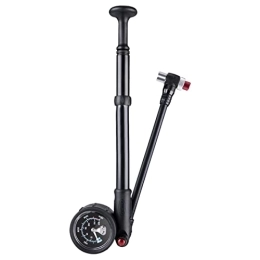 Pompa da bicicletta,Mini pompa per bici con manometro - Pompa per pneumatici da bicicletta portatile, pompa ad aria per bici da 400 PSI adatta a valvole Presta e Schrader, pompa per bici da Geruwam