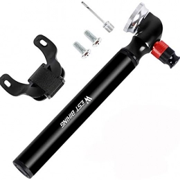 Asolym Pompe da bici Pompa per Bici da Mini Pavimento, Pompa a Mano da 300 PSI con Manometro per Valvola Presta & Schrader, Gonfiaggio Rapido Preciso, Pompa per Pneumatici da Bici da Terra per Strada, Mountain Bike