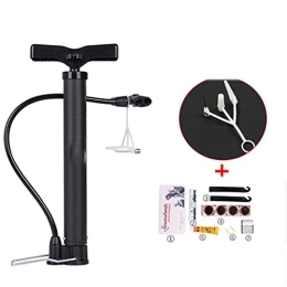  Accessori Portable Bike Pump Lightweight Bicycle Air Pump with Handle 120 Psi fits America and French Valve Types for Mountain Road BMX Bike Ball Inflatable Toy Including Puncture Repair Kit