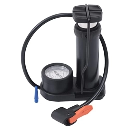 RainWeel Pompa a pedale per tutte le valvole SV AV DV con manometro 11 bar/160 PSI, mini pompa ad aria portatile con adattatore per palle, materassi, pneumatici da nuoto