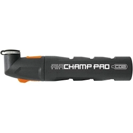 SKS Pompe da bici SKS, Nero, GERMANY AIRCHAMP PRO ogni bicicletta (pompa per bici, per cartucce di CO2 da 16g con e senza filettatura, attacco valvola: AV, SV, DV, incl. supporto per clip), Unisex-Adult, One Size