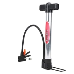 SWOQ Accessori SWOQ Pompa per Bici, Pompa ad Aria Manuale, Strumento di gonfiaggio in Lega di Alluminio 10'' Accessori per Pneumatici per Bici per gonfiaggio Bici