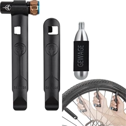 Wukesify Accessori Wukesify Pompa ad Aria per Bici | Pompa per Pneumatici da Ciclismo | Pompa per Pneumatici per Bicicletta a Carica Rapida per Bici a Bocca Francese USA, Pompa per Bici a Mano per Bici da Strada