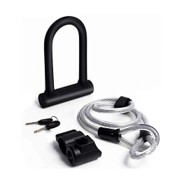 xldiannaojyb Accessories 110DB Bicycle Anti-Theft Lock Alarm Waterproof Roulette Brake Safety Siren Lock Bicycle Lock (Color : Black)