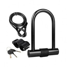 adfafw Bike Lock adfafw Bicycle Lock, Bike U Lock，Heavy Duty Bike Lock ，14 Mm U Lock And 1 Ft Length Security Cable With Sturdy Mounting Bracket For Bicycle eco friendly