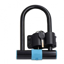 BECCYYLY Accessories BECCYYLY Bicycle U Lockanti Theft U Shaped Lock Bicycle Lock Motorcycle Battery Car Lock Electric Bike Mountain Bike Lock