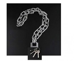 Gangkun Bike Lock Bicycle Anti-Theft Chain Lock, Extended Chain Lock, Motorcycle Iron Chain@3.5 m Chain + Anti-Cut Lock [6mm