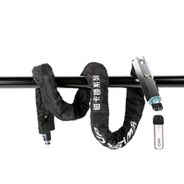 LIskybird Bike Lock Bicycle Chain Lock 120Cm High Security Bike Lock, Black, 1.2M