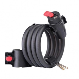 LEZDPP Bike Lock Bicycle Lock Mountain Bike Lock Bicycle Dead Fly Anti-theft Lock C-class Blade Lock Core Electric Battery Lock