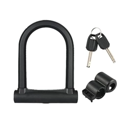 LYHELYJ Bike Lock Bicycle Lock U-Shaped Anti-Theft Zinc Alloy Bicycle MTB Road Wheel Cycling Lock Accessories For Bike