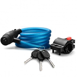 KUOZEN Bike Lock Bike Lock Bicycle Lock Cycle Lock For Bicycle Bike Wheel Lock Wheel Lock For Bike Bicycle Lock Cable Combination Bike Locks Combination Bike Lock blue, freesize