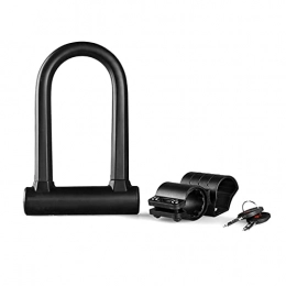 HEWAN Bike Lock Bike U Lock Set Heavy Duty Bicycle U Shackle Secure Locks with Security Cable and Sturdy Mounting Bracket for Road Mountain Bike U Shaped Lock