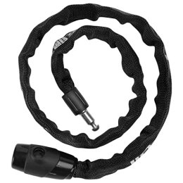 CAEEKER Bike Lock CAEEKER Bicycle Lock Bike Anti-Theft Lock with Key Bicycle Security Chain Lock Spiral Cable Lock Bike Accessories (Color : Black)