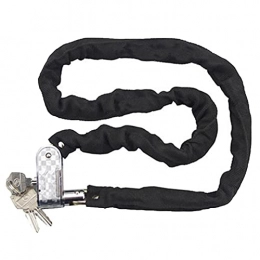  Accessories Chain Locks Bicycle Chain Lock, 6mm Alloy Steel Anti-theft Safety Lock With Wear-resistant Cloth Cover, Portable Motorcycle And Electric Vehicle, 3 Keys(Size:1.2m)