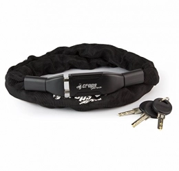 CROPS Bike Lock CROPS 801132 Anti-Theft Chains Unisex-Adult, Black, 6x6 Cha ne