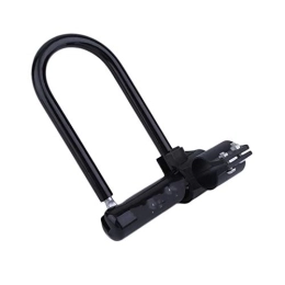 CTZL Bike Lock CTZL U-Locks Bicycle U Lock Bike Cycling Steel Anti Theft Bicycle Security Lock Cycling Safety Accessory With Mounting Bracket Key, Bike U Lock