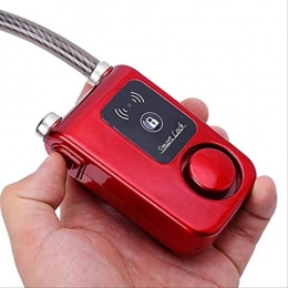 N\A Bike Lock Cycling Intelligent Phone App Control Smart Alarm Bluetooth Lock Waterproof 110 dB Alarm Bicycle Lock Outdoor Anti Theft Lock Hot N R