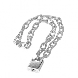  Bike Lock Cycling Lock 6mm Alloy Steel Chain Lock, Safe Anti-theft Bicycle And Motorcycle, Door Fence Chain Lock. Four Keys(Size:0.5m)