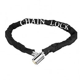  Bike Lock Cycling Lock Bicycle Chain Lock, Polyester Protective Cover, Alloy Steel Lock, Bicycle And Motorcycle Safety Anti-theft Chain Lock, Two Keys Are Standard(Size:0.65m)