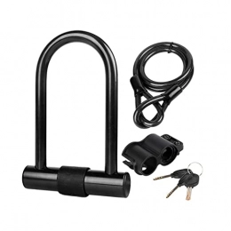 ELAULA Accessories ELAULA Bike Lock Security Anti-theft Password Lock Bike Locks U Lock Heavy Duty Security Bicycle Motorcycle Shape Anti-theft For And Mountain