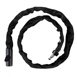 FDSJKD Bike Lock FDSJKD Bike Chain Lock 900mm with Key for Mountain Bike Electric Bicycle Motorcycle Anti-Theft Bicycle Lock Bike (Color : Black)