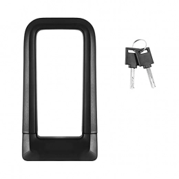 FGJH Bike Lock FGJH Bicycle U Lock MTB Road Bike 2 Keys Anti-theft Safety Cycling Padlock Motorcycle Cycling Lock Accessories 828 (Color : Black, Size : 21cm X11 cm)