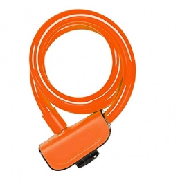 Hadristrasek Bike Lock Hadristrasek bicycle lock Bike Cable Lock Super Anti- theft Locks for Bicycle Electric Bike Motorcycle Gates Copper Core Durable Steel MTB Lock-Orange Bike Lock (Color : Orange)