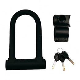 Uayasily Bike Lock Heavy Duty U Lock with U-lock Shackle and Bicycle Lock Anti-theft with Keys Bracket for Motorbike Scootersteel Chain Cable Bike Lock