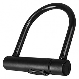 HO-TBO Bike Lock HO-TBO Cycling U-Lock U-shaped Fingerprint Anti-hydraulic Shear Motorcycle Lock Portable Battery Car Lock Waterproof Anti-theft Charging Intelligent U-lock Black Great Bike Safety Tool