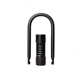 Jiansheng01-ou Bike Lock Jiansheng01-ou Lock, Bicycle Lock U-lock Glass Door Lock Password Lock Electric Car Lock Mountain Bike Lock Bicycle Lock, Gift, Black, real stuff (Color : Black, Size : 22 * 12.5 * 1.9cm)