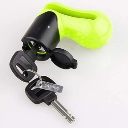 JTRHD Bike Lock JTRHD Bicycle Lock Mini Bike Lock Fixed Combination Road Bike Mountain Bike With 2 Keys for Motorcycle, Scooter, Bike (Color : Green, Size : One Size)