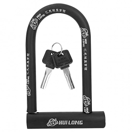 junmo shop Bike Lock junmo shop Bike U-Lock Bike D Lock Bicycle Lock Bike U-Shaped Lock Bicycle Bike U-Shaped Lock Steel Anti-Theft Lock Pure Copper Core Locks