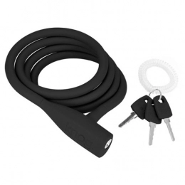 KNOG Bike Lock Knog Party Anti-Theft Lock, unisex, Party Coil, black