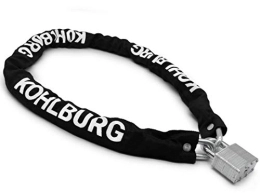 KOHLBURG Bike Lock KOHLBURG extra-long chain lock - 110cm long & 8mm strong bicycle lock of hardened steel - secure bike lock with keys