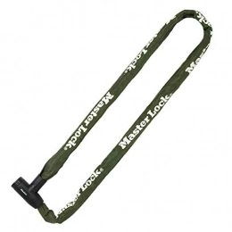 Master Lock Bike Lock Master Lock 8024EURD Bike Chain Lock with Key, Green, 150 cm