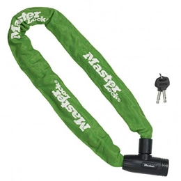 Master Lock Bike Lock Master Lock Bike Chain Lock [Key] [90 cm Chain] [Green] 8391EURDPROCOLG - Ideal for Bike, Electric Bike, Mountain Bike, Road Bike, Folding Bike