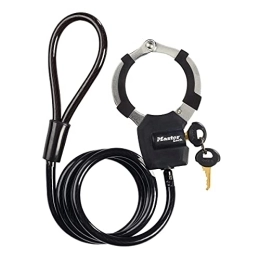 Micro Bike Lock Micro Scooter / Bike Cuff and Cable Lock 3 Years+ Boys / Girls Black