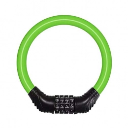 Gangkun Bike Lock Mountain Bike Lock, Anti-Theft, Mini, Portable, Round Combination Lock-Green